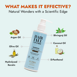 ALZIBA CARES Hairfall Control Keratin Therapy Shampoo with Keratin, Argan, Olive and Bhringraj oil | for hair strength, hair Fall Control and hair Nourishment | 200 ML | for Men and Women, All Season & all Hair Types