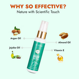 oroccan Argan Hair Serum with Jojoba Oil, Almond Oil and Vitamin E for Dry, Damaged and Frizzy Hair