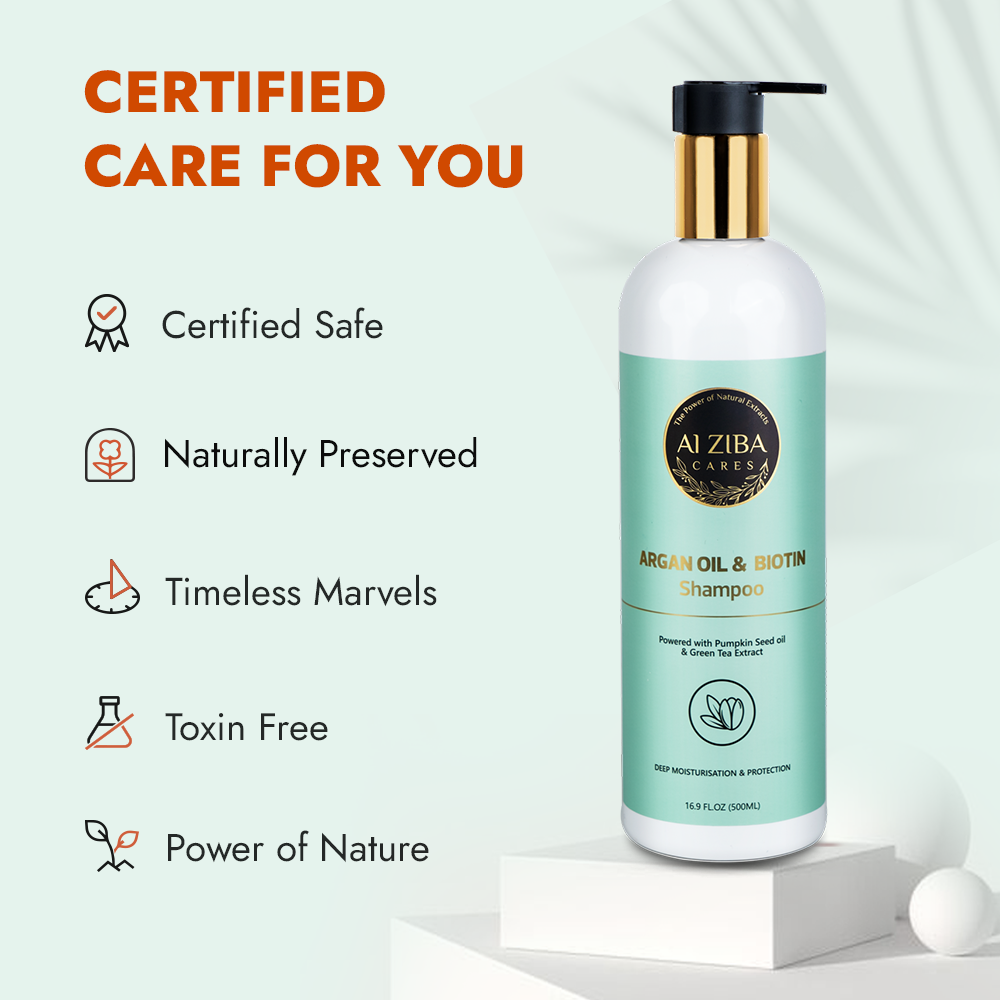 ALZIBA CARES Biotin Shampoo For Hair Moisturisation & Protection, Hair Growth ALZIBA CARES Biotin Shampoo For Hair Moisturisation & Protection, Hair Growth