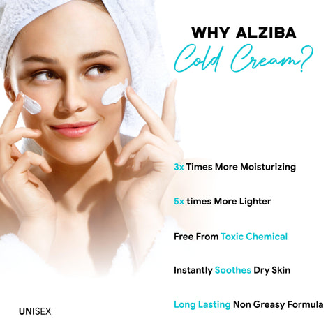 Nourishing Winter Cold Cream with Shea Butter & Almond Oil - 100GM - ALZIBA CARES
