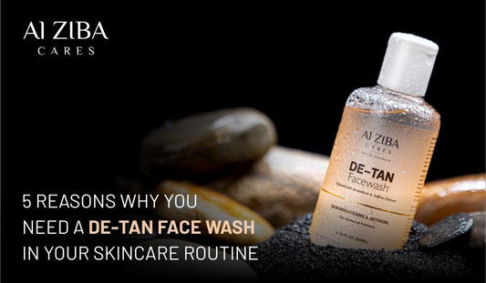 5 REASONS WHY YOU NEED A DE-TAN FACE WASH IN YOUR SKINCARE ROUTINE - ALZIBA CARES