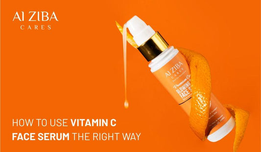 HOW TO USE VITAMIN C FACE SERUM THE RIGHT WAY - ALZIBA CARES