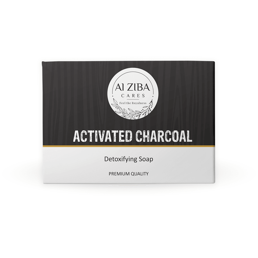 Activated Charcoal Detoxifying Soap – 100GM (Pack of 4) - ALZIBA CARES