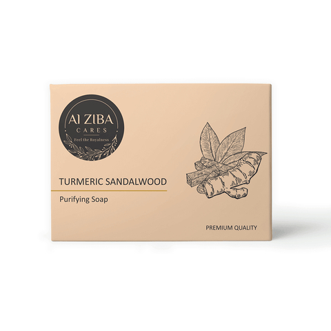 Turmeric Sandalwood Purifying Soap – 100GM (Pack of 4) - ALZIBA CARES